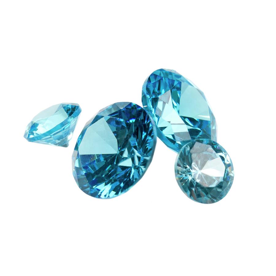 Aquamarine Gemstones Photograph by Science Photo Library