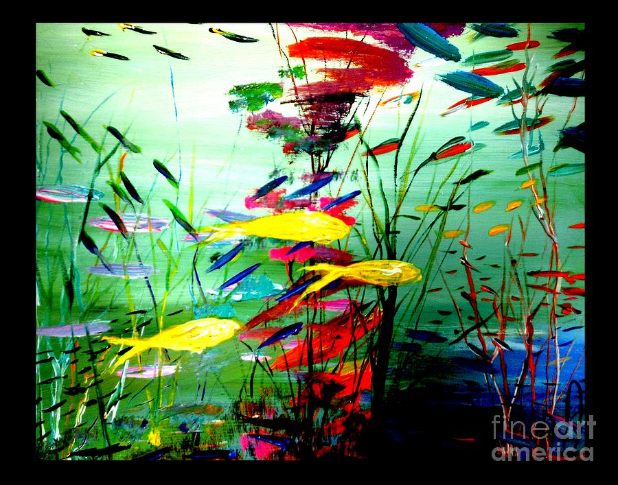 Aquarium 104 Painting by James and Donna Daugherty