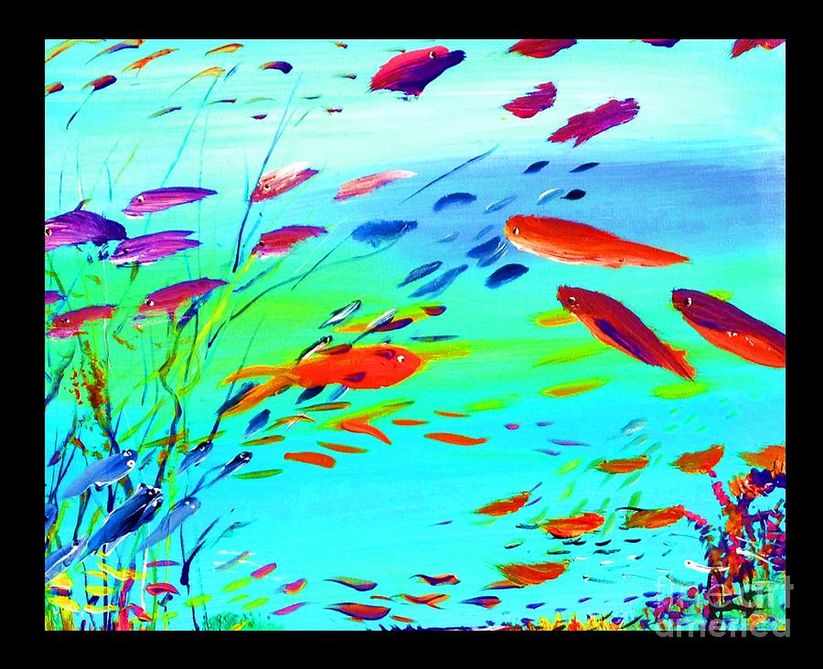 Aquarium 106 Painting by James and Donna Daugherty