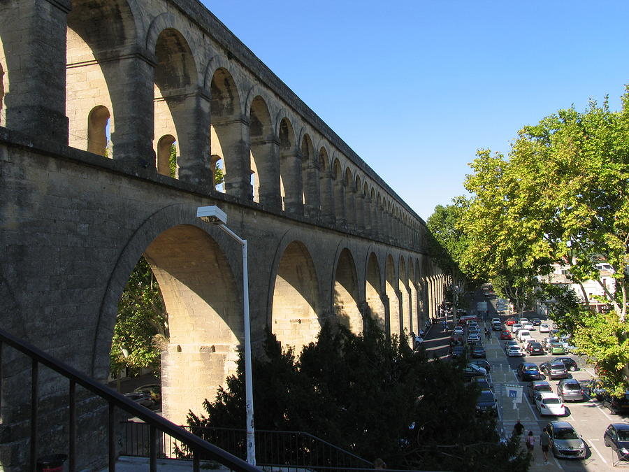Aqueduct in Southern France Photograph by Penelope Aiello