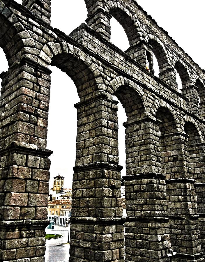 Aqueduct of Segovia - Spain Photograph by Juergen Weiss