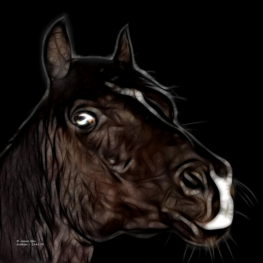 Arabian Horse - 1341 FS  Digital Art by James Ahn
