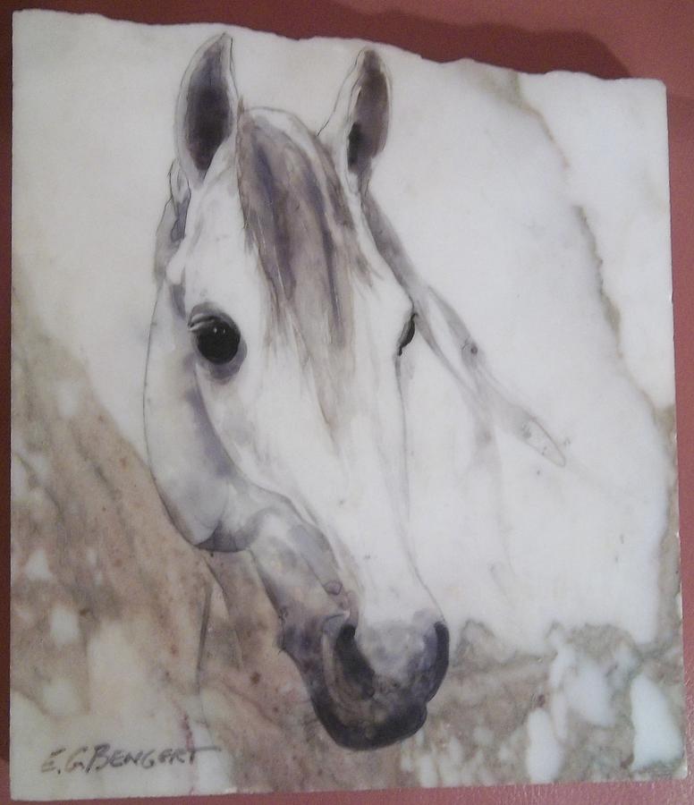 Arabian Horse Painting by Elwood  George Bengert