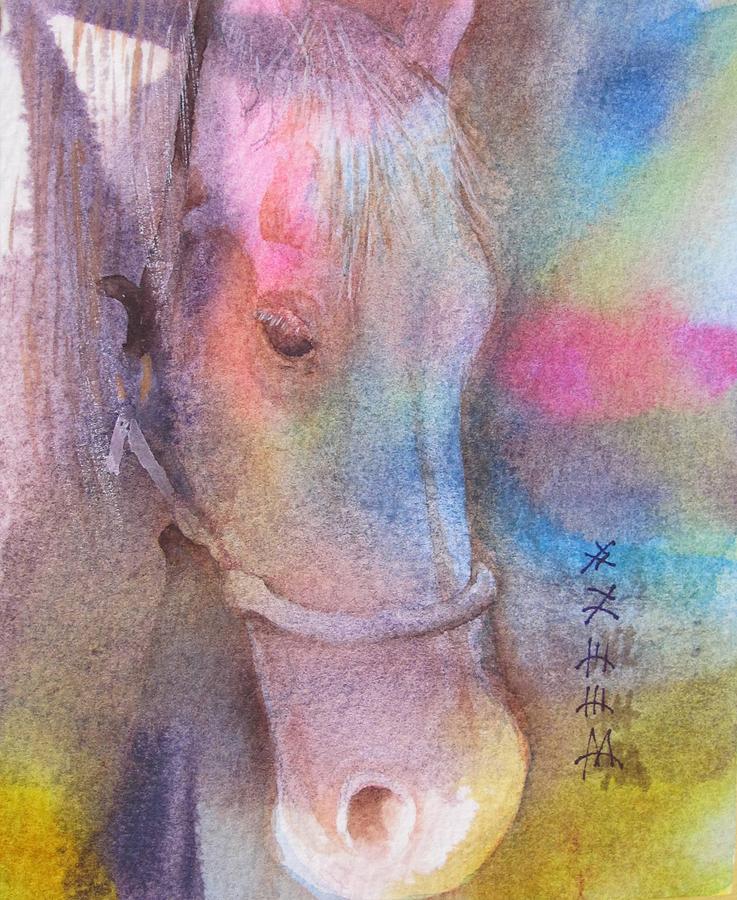 Horse Painting - Arabian Horse I by Beena Samuel