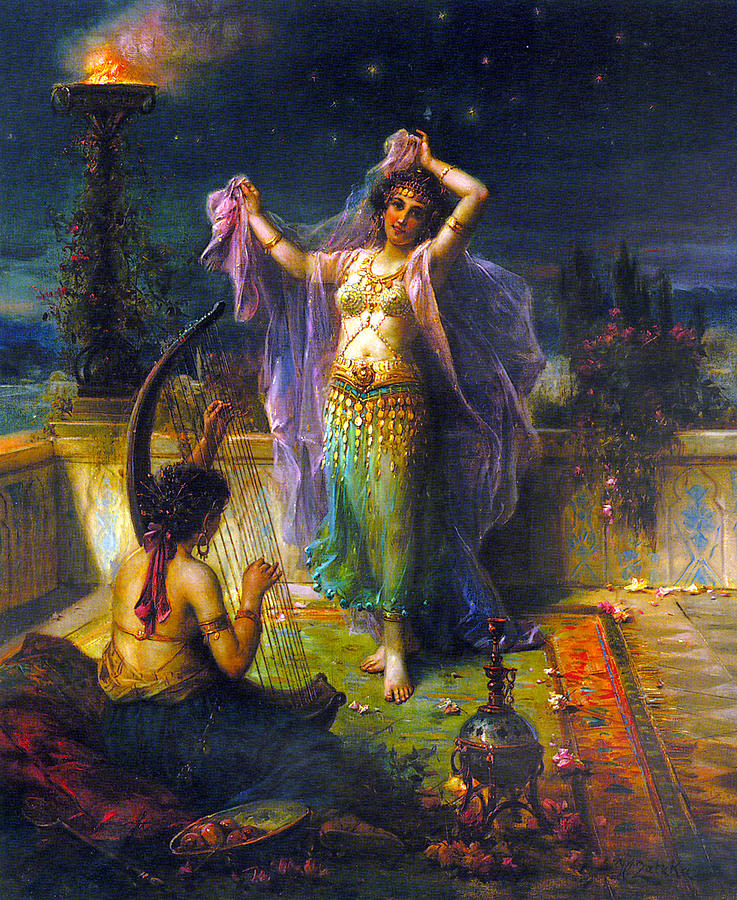 Arabian Nights Digital Art by Hans Zatzka