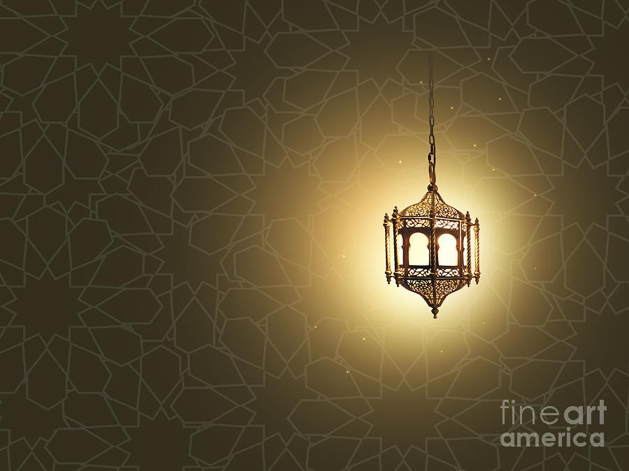 Space Photograph - Arabic Lamp by Oliver Caytap