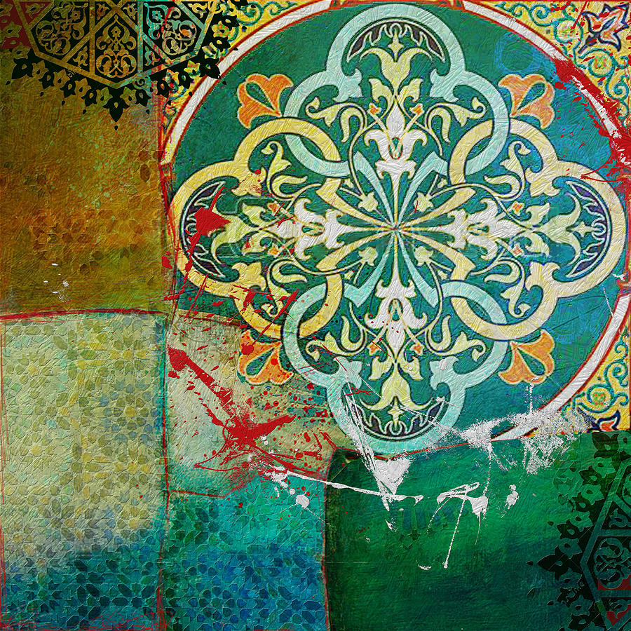 Arabic Motif  01 Painting by Corporate Art Task Force