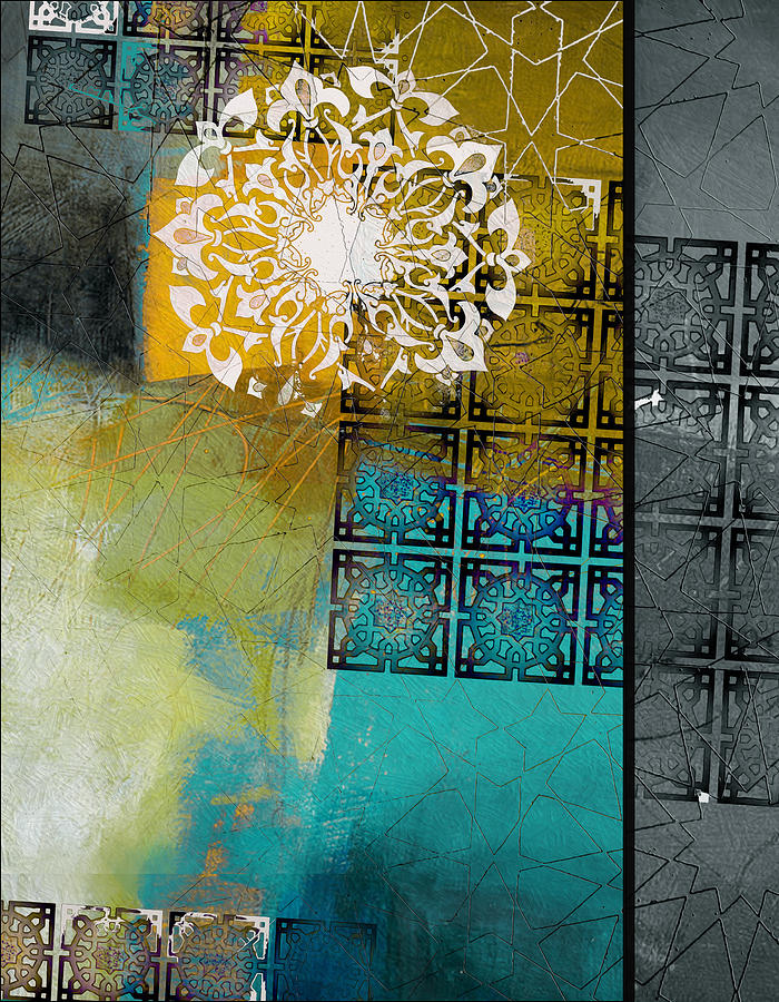 Arabic Motif 6C Painting by Corporate Art Task Force