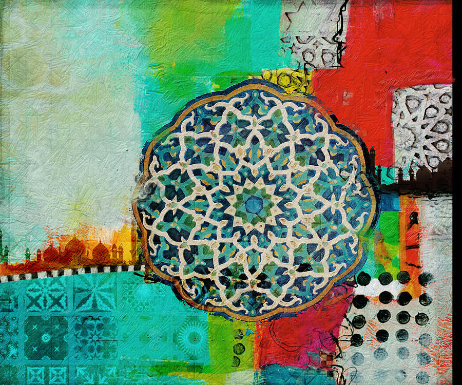 Arabic Motif 7B Painting by Corporate Art Task Force