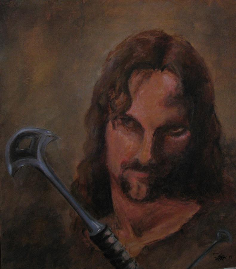 Aragorn Painting by Patricia Kanzler