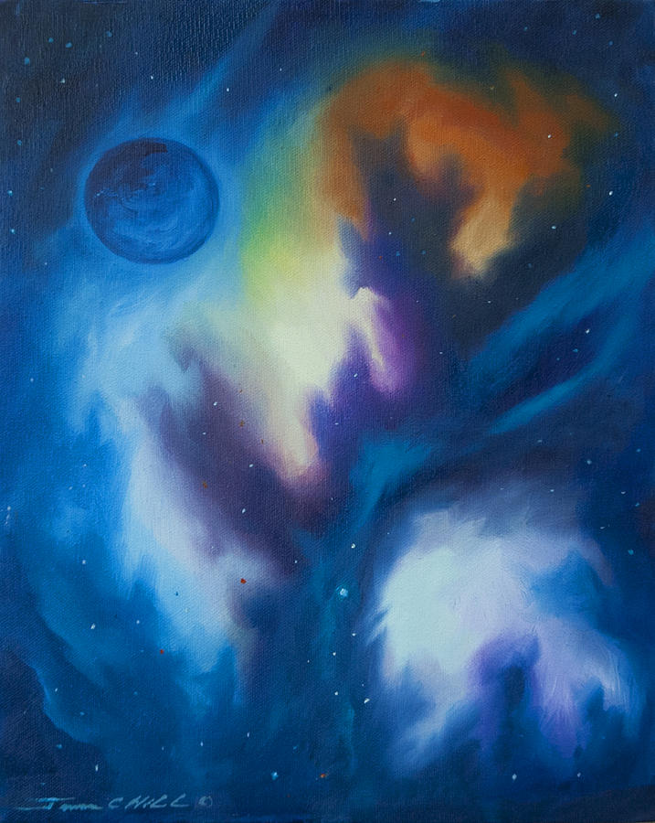 Aramon Nebula  Painting by James Hill