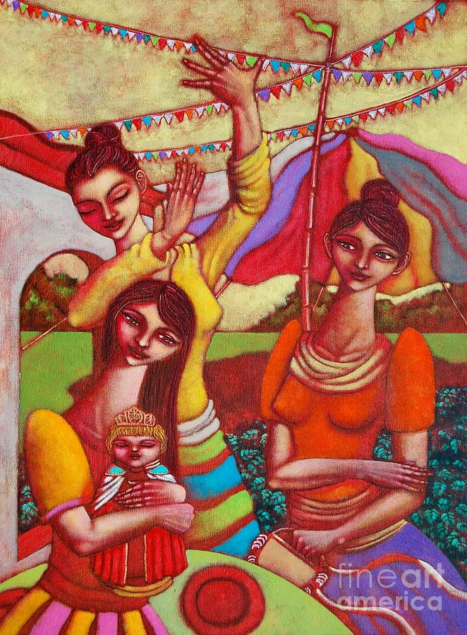 Araw ni Nino pseudodiptych 2 of 2 Painting by Paul Hilario Araw ni Nino pseudodiptych 2 of 2 Painting by Paul Hilario