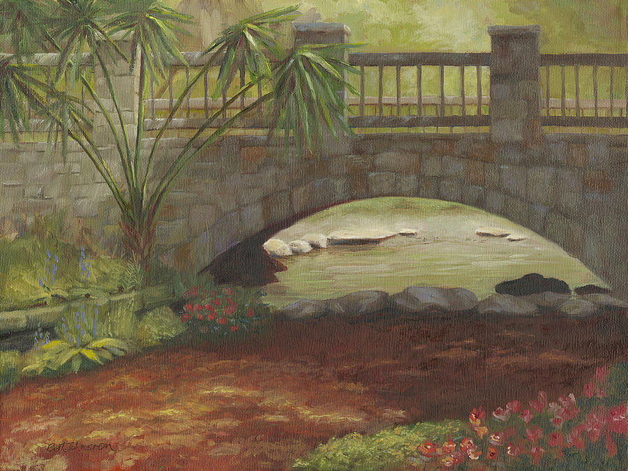 Arboretum Bridge Painting by Beth Johnston