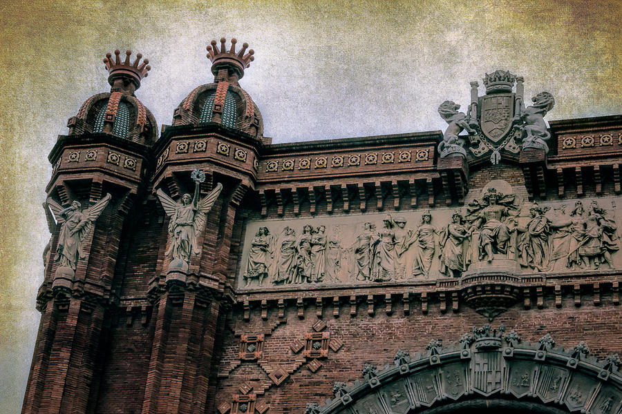 Arc de Triomf Barcelona Detail Photograph by Joan Carroll