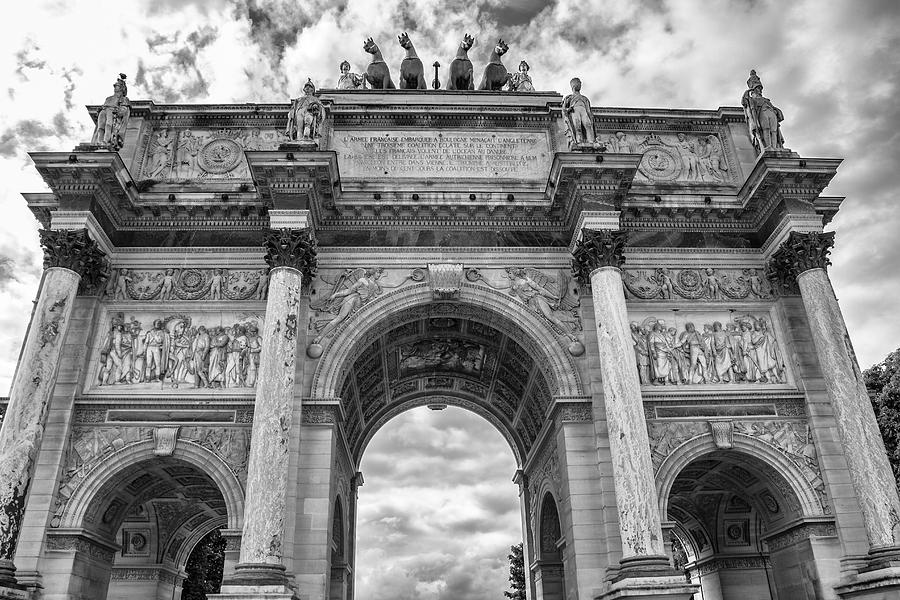 Arc de Triomphe du Carrousel Photograph by Georgia Clare