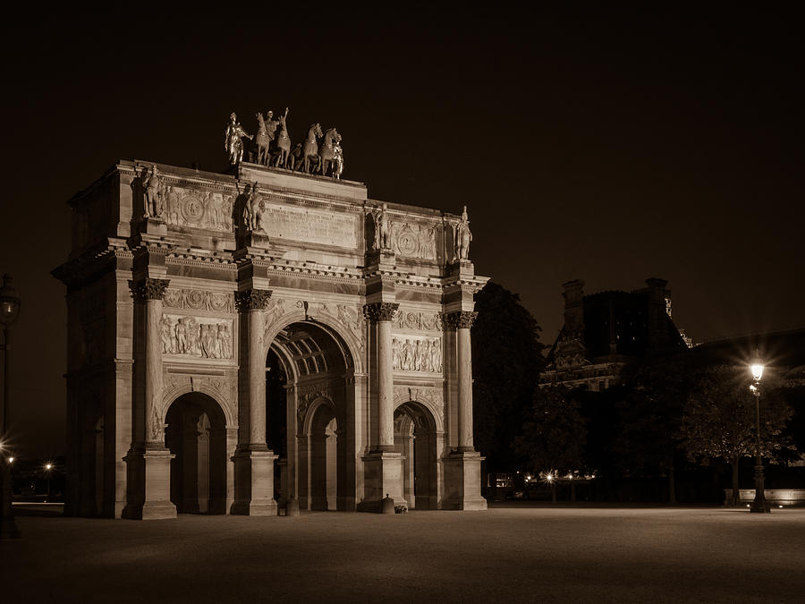 Arc de Triomphe du Carrousel Photograph by Mark Llewellyn