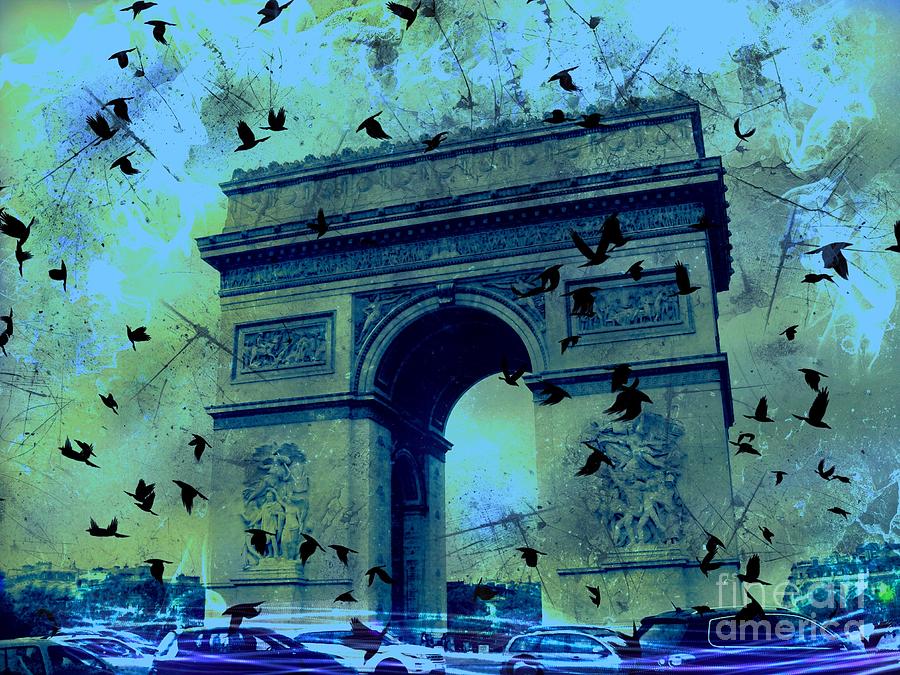 Arc de Triomphe Digital Art by Marina McLain