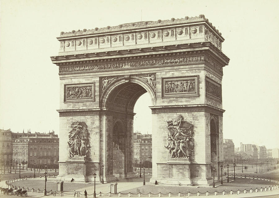 Arc De Triomphe, Paris, France Drawing by Artokoloro Fine Art America