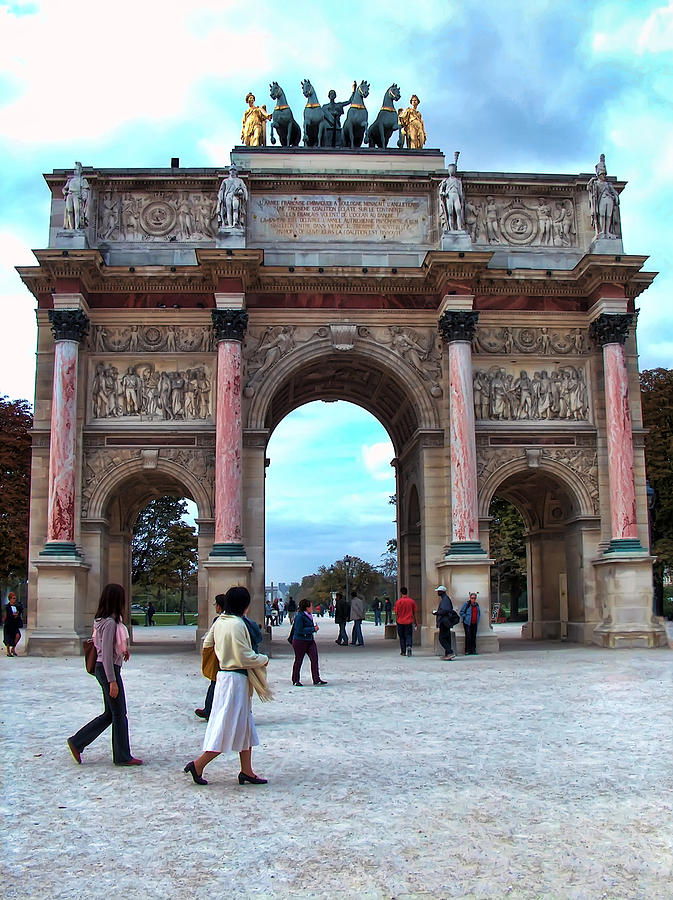 Paris Photograph - Arc de Triomphe by Paris  France