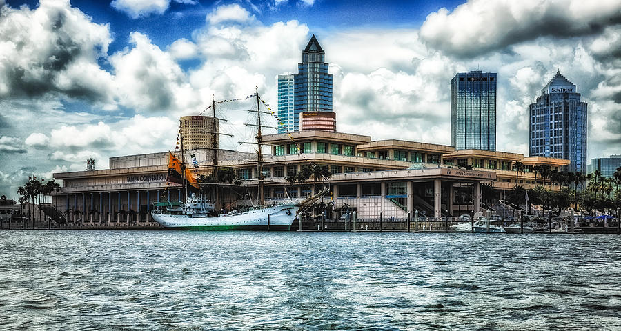 Tampa Photograph - ARC Gloria in Port in HDR by Michael White