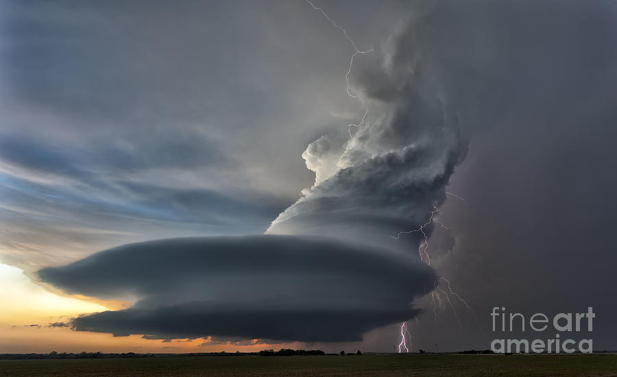 Arcadia Nebraska Supercell Photograph by Jeremy Holmes Fine Art America