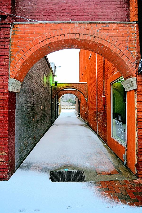 Winter Photograph - Arch And Corridor by James Potts