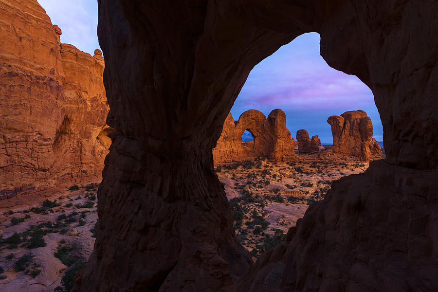 Sunset Photograph - Arch Arch by Dustin LeFevre