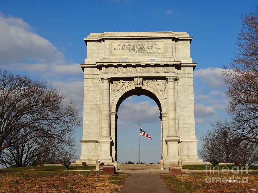 Arch at Valley Forge Photograph by Cindy Manero