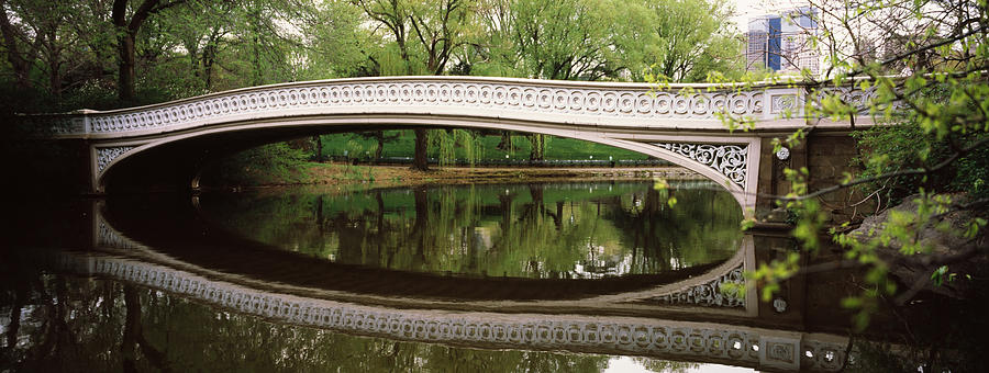 Arch Bridge Across A Lake, Central Photograph by Panoramic Images