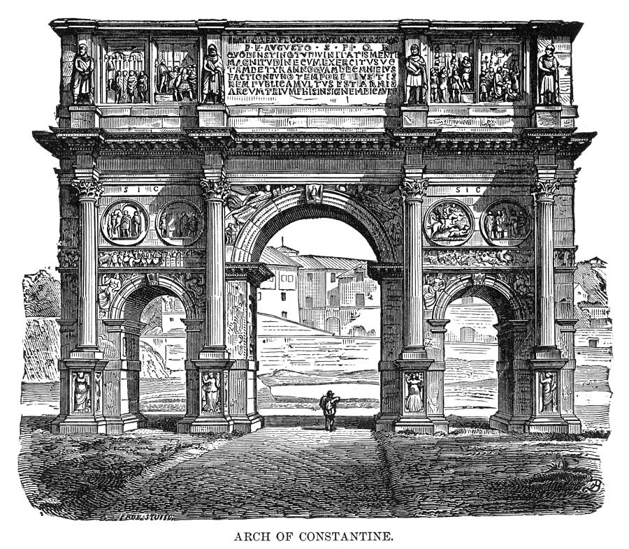 Arch Of Constantine, C1894 Painting by Granger