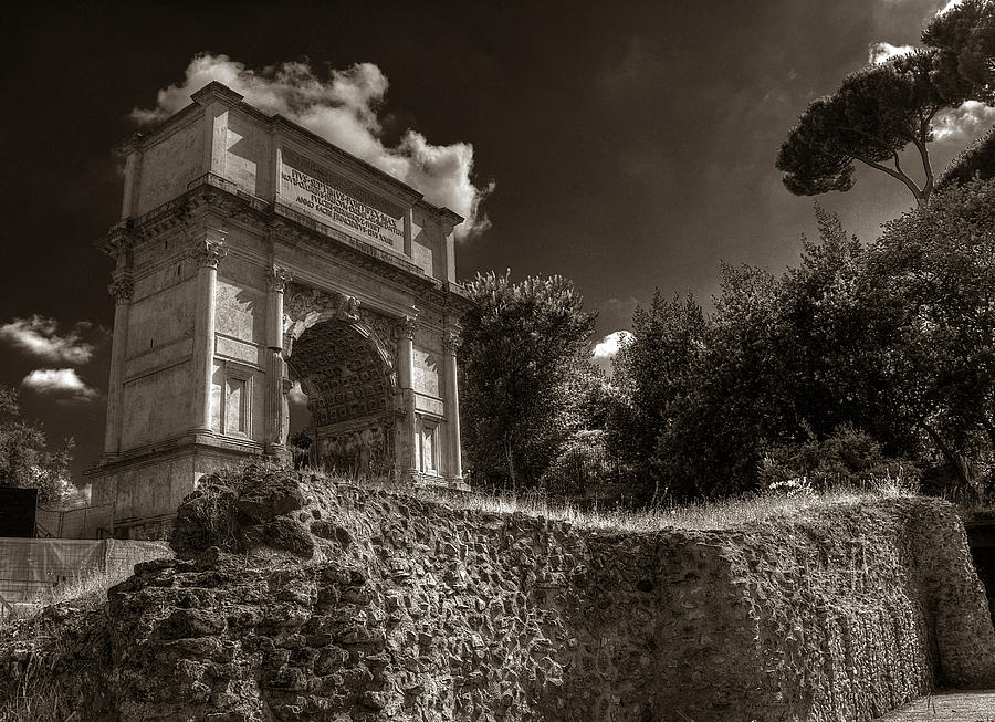 Arch of Titus Photograph by Michael Kirk