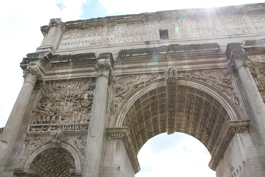 Arch of Titus Photograph by Nancy Ingersoll