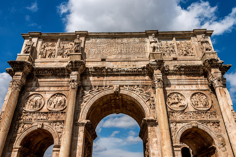 Arch Of Titus Roma Italy Photograph by Xavier Cardell