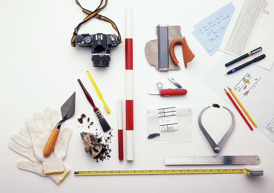 Archaeology Equipment Photograph by Dorling Kindersley/uig Pixels