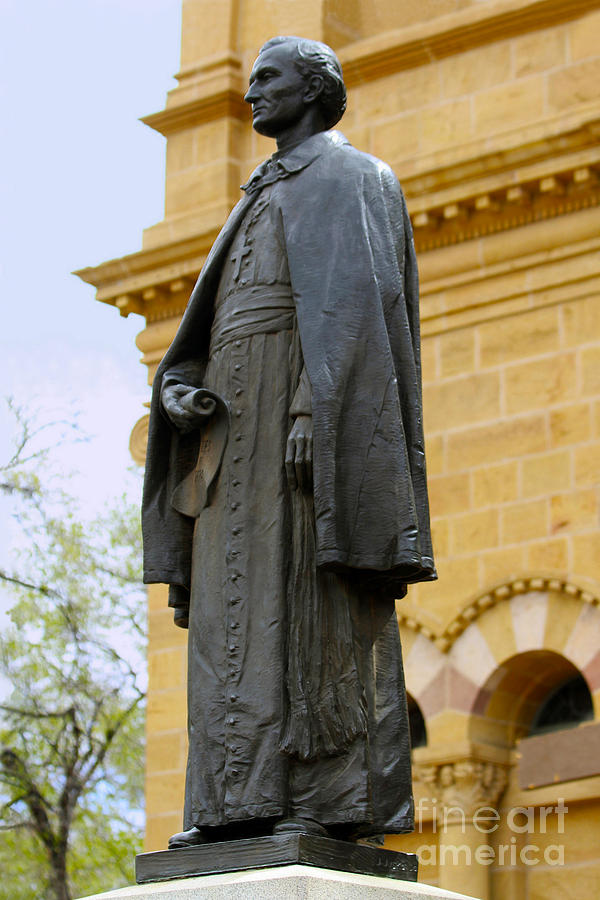 Archbishop Jean Baptiste Lamy Statue Photograph by Catherine Sherman