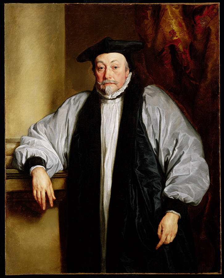 Archbishop Laud C.1635-37 Painting by Sir Anthony van Dyck - Fine Art ...