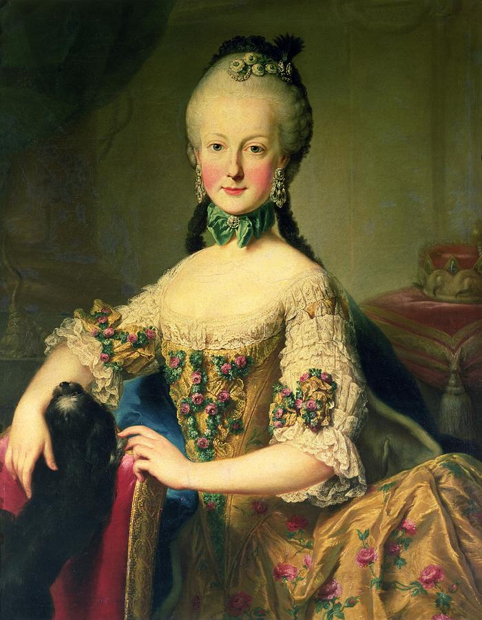 Portrait Photograph - Archduchess Maria Elisabeth Habsburg-lothringen 1743-1808, Sixth Child Of Empress Maria Theresa by Martin II Mytens or Meytens