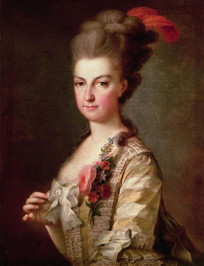 Austrian Photograph - Archduchess Marie-christine Habsburg-lothringen Oil On Canvas by .