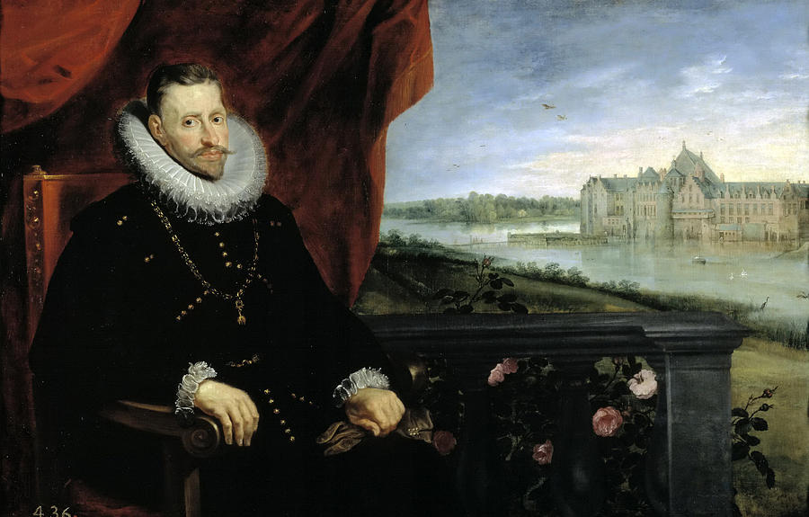 Archduke Albert of Austria Painting by Peter Paul Rubens and Jan Brueghel the Elder