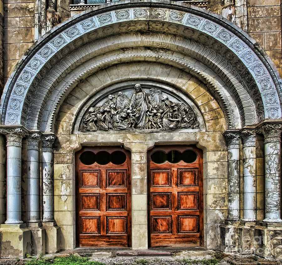 Arched Doors of Iglesia San Francisco de Asis by Diana Sainz Photograph by Diana Raquel Sainz