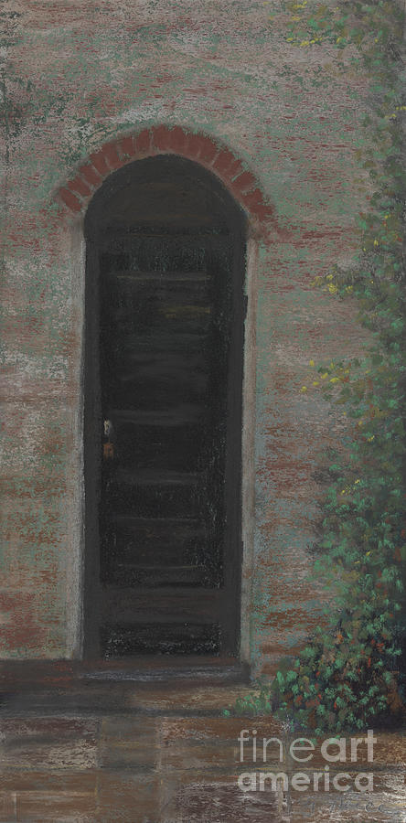 Arched Doorway Pastel by Ginny Neece