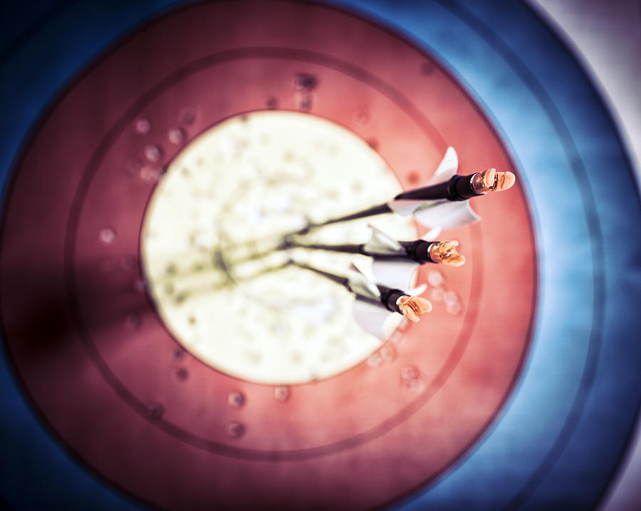 Archery, right on target Photograph by Matjaz Slanic