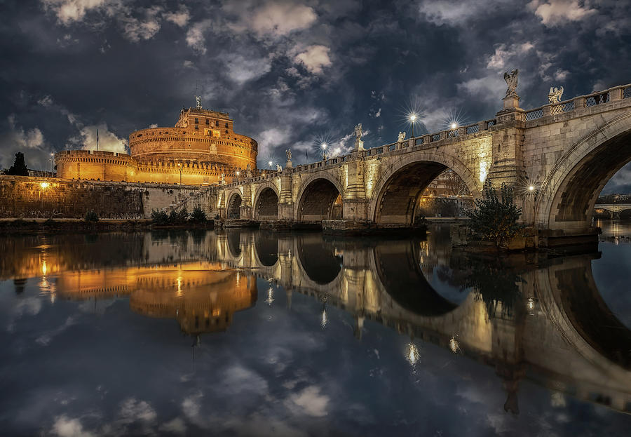 Arches And Clouds. Photograph by Massimo Cuomo
