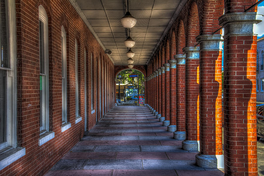 Ybor City Photograph - Arches and Columns by Marvin Spates