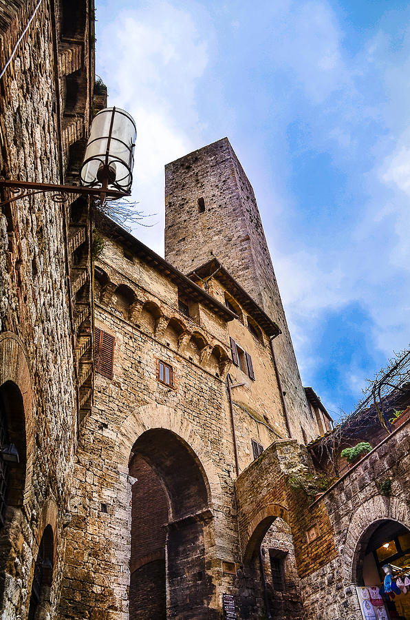 Arches and Towers In San Gimignano Photograph by Dany Lison
