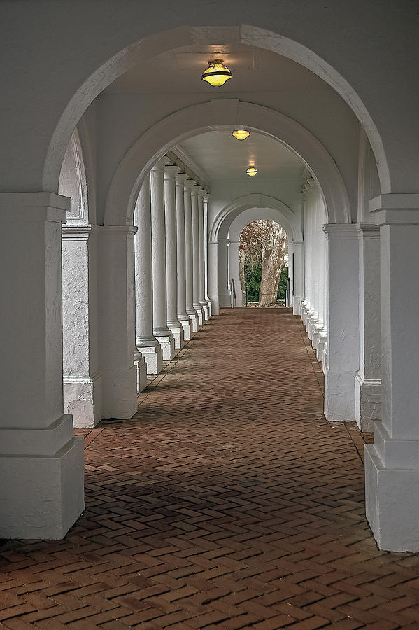 Arches at the Rotunda at University of VA Photograph by Jerry Gammon