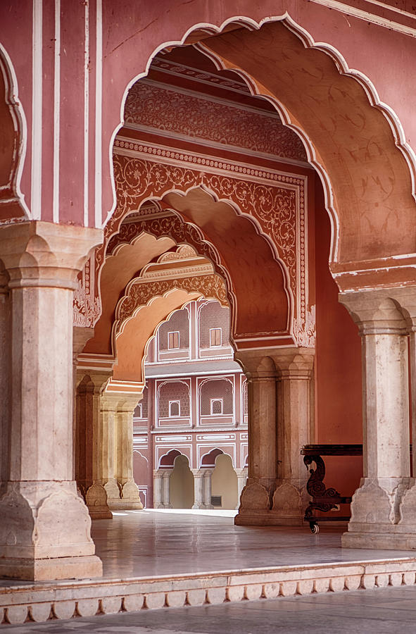 Arches In The City Palace Photograph by Searagen