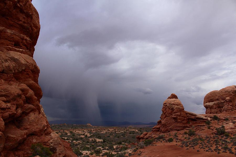 Arches National Monument Moab Photograph by Suzanne Lorenz