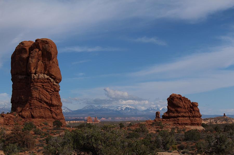 Arches National Monument Photograph by Suzanne Lorenz