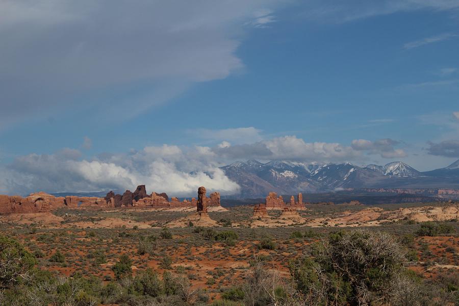 Arches National Monument Utah Photograph by Suzanne Lorenz